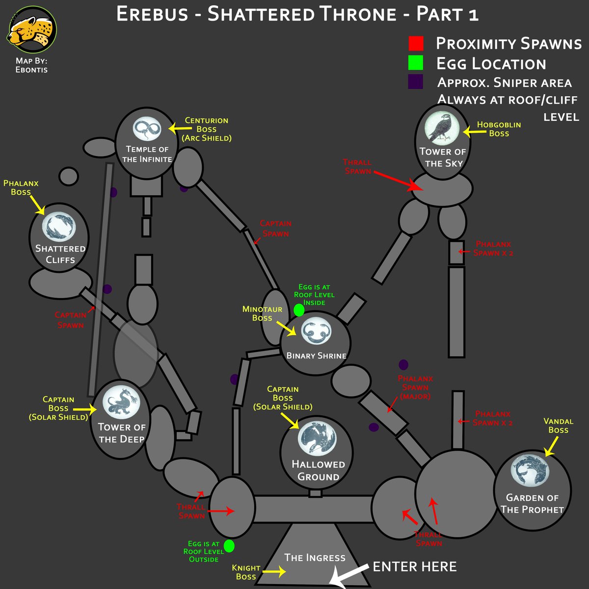 The Shattered Throne Map.