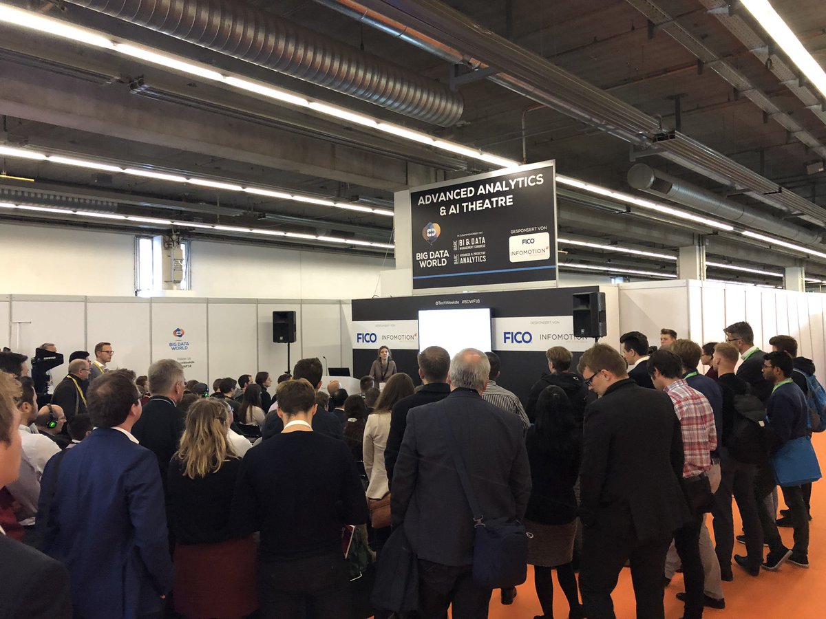 k_blaschek's tweet image. Grosser Andrang bei den #AI Vorträgen an der #BigDataWorld