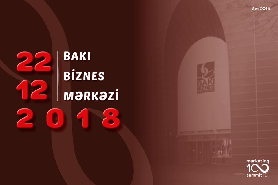 SummitMarketing's tweet photo. Marketinq Sammiti 22 Dekabr tarixində Bakı Biznes Mərkəzində keçiriləcək!

Sammitdə 3 ölkədən 7 spiker 4 fərqli marketinq istiqamətindən danışacaq. 350 nəfərədək biznes və marketinq mütəxəssisi iştirak edəcək. Siz də dəvətlisiniz!
#ms2018 https://t.co/Ih1qTbJwHC