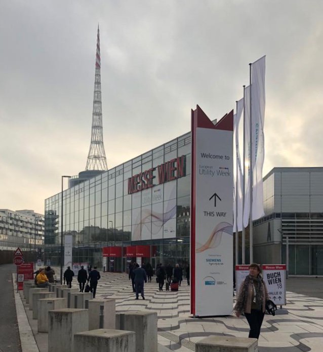 TrimbleUEurope's tweet photo. Another great day at #EUW18! Visit the @TrimbleEnergy @nmgroupinnovate Stand B.d45 and learn why hundreds of utilities worldwide use our software and services to optimize electric networks. https://t.co/zdGhAtlZ2J
