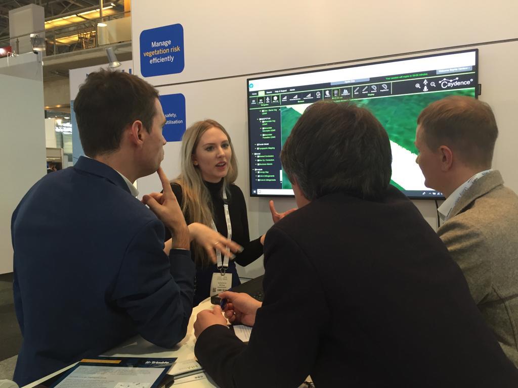 TrimbleUEurope's tweet photo. Another great day at #EUW18! Visit the @TrimbleEnergy @nmgroupinnovate Stand B.d45 and learn why hundreds of utilities worldwide use our software and services to optimize electric networks. https://t.co/zdGhAtlZ2J
