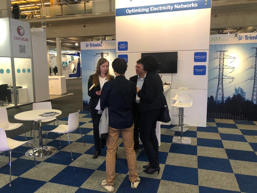 TrimbleUEurope's tweet photo. Another great day at #EUW18! Visit the @TrimbleEnergy @nmgroupinnovate Stand B.d45 and learn why hundreds of utilities worldwide use our software and services to optimize electric networks. https://t.co/zdGhAtlZ2J