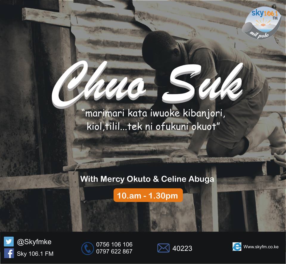 Ojende sani donjo ekeny mohiu kapok gi ikore, bang thuolo machwok gichwanyore kendo were. wajiwgi kawuono.