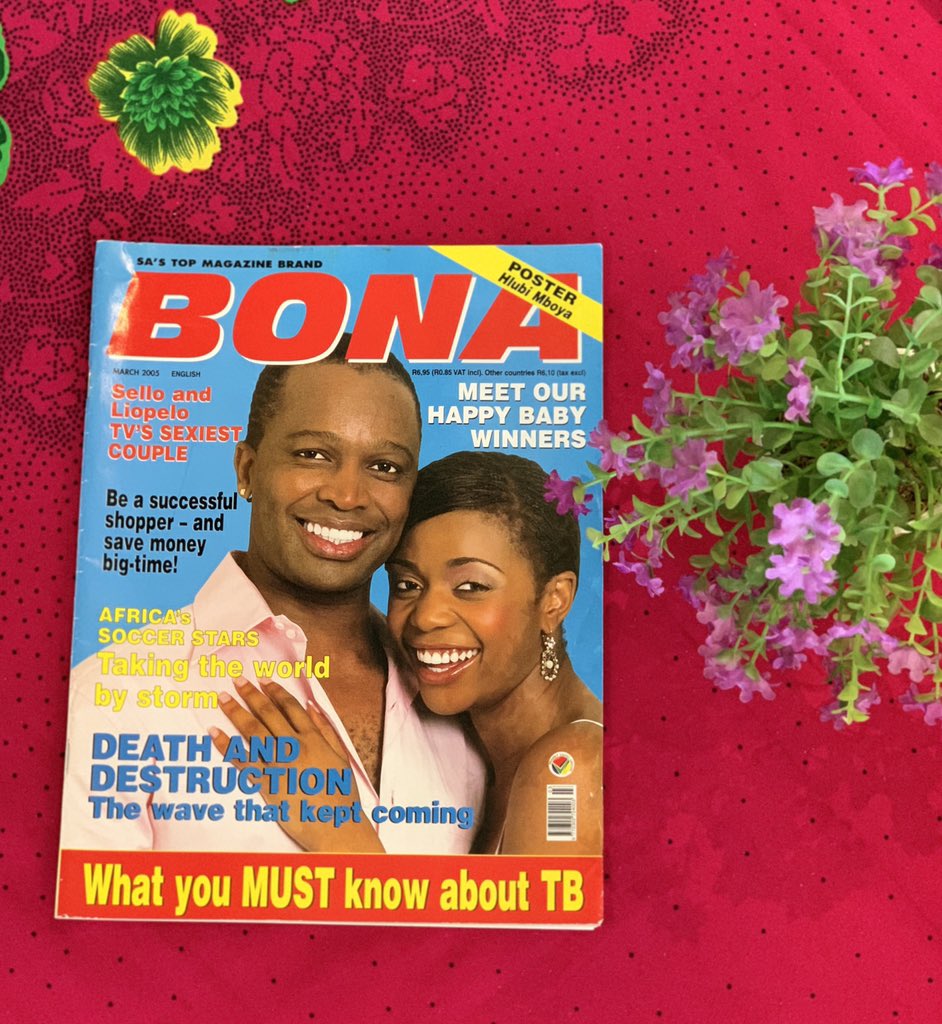 BonaMag's tweet photo. We couldn’t leave our TV’s Sexiest Couple! @sellomkn making chest hair fashionable... #TBT #BONACovers #June2007 #knowyoursoapies https://t.co/VtClJPbhBV