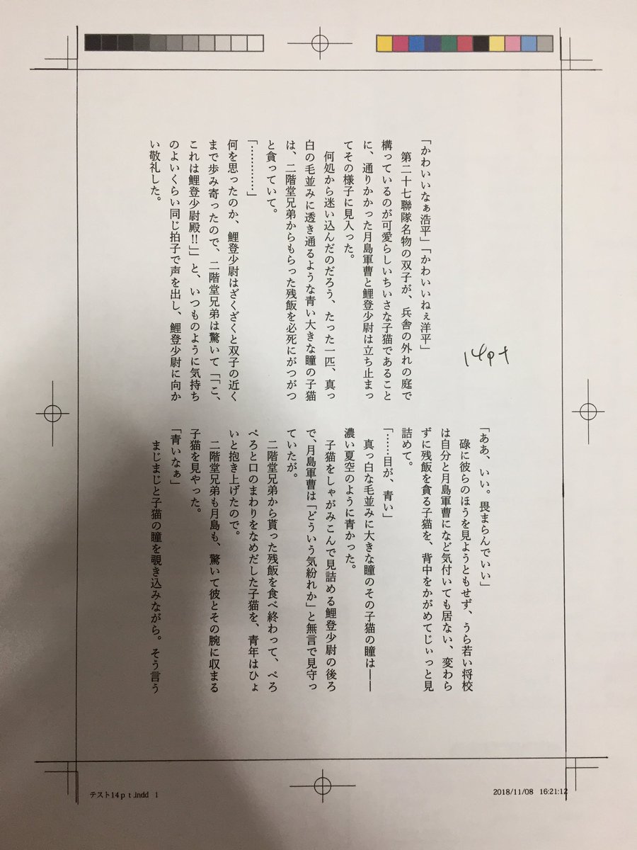 皆さんのa5本小説設定を教えてください 皆さんのa5本小説設定を教えてください