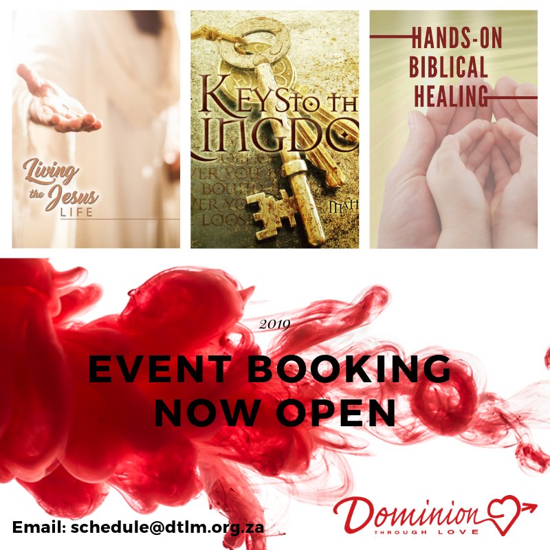 DTLMinistries's tweet photo. Event booking is open for next year, already our calendar is starting to fill up for the first half of the year. 
Don't be disappointed and book a training now. https://t.co/a2RhJgS7qX
To find out more: email us at schedule@dtlm.org.za or whats App us on  +27 (78) 857-5522 https://t.co/0yluVuq8R1