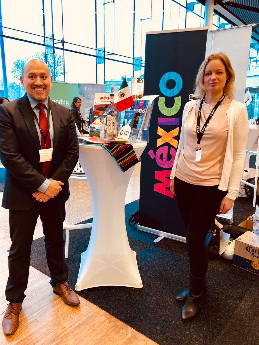EmbaMexSue's tweet photo. Today #Mexico is at #TravelNewsMarket 2018 showing the wide variety and high quality of tourism options #VisitMexico @SRE_mx https://t.co/MYWJ3fUvYy