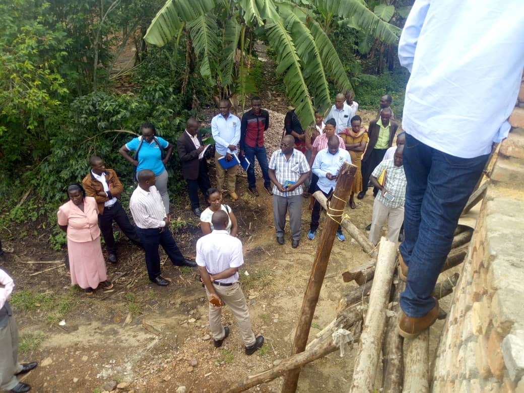 min_waterUg's tweet photo. #MWEworks: Site inspection for Kambuga WSS in Kanungu district being constructed by @min_waterUg through Water Sanitation Development Facility-South West. @okidi64 @Parliament_Ug @StateHouseUg @MosesWatasa @HonKibuule @VisionGrp @Water4PeopleUG @WaterAidUganda @wakojoel @nbstv https://t.co/Z1zaCtrsIQ