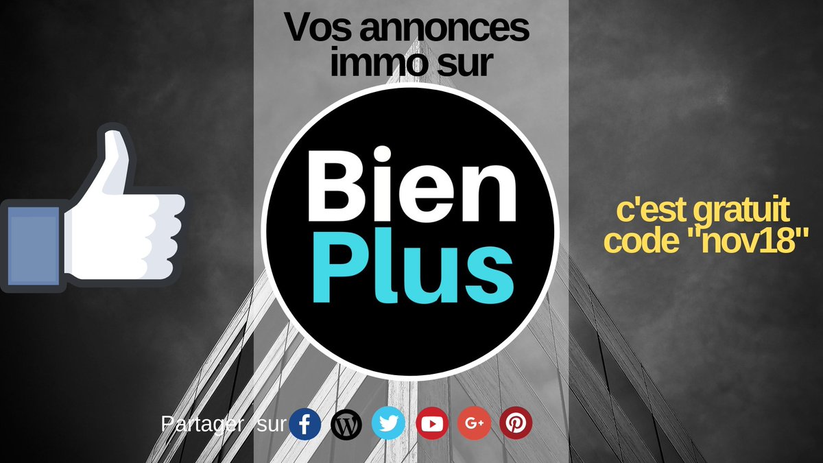 Minimmo_annonce's tweet photo. Mettez votre #annonce pour #vendre ou #louer votre #bien sur votre #nouveau #site #BienPlus 
https://t.co/KDfZJrIog6 
( #gratuit avec le code "sept18") https://t.co/PraQakKPYH