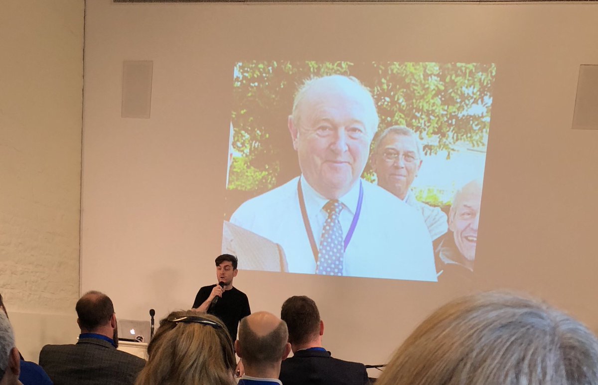 JamieJBartlett's tweet photo. .@sleepycal telling @BucksCSS about the time a wise police officer helped him use his hacking skills to good effect. ‘Police get a bad rap - the amazing work they do often ignored’. #bcss2018 https://t.co/cpEiIdl0Ia