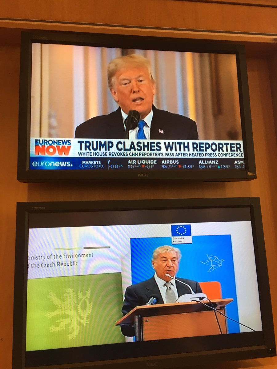 DaveKeating's tweet photo. #Trump banning Jim Acosta from the White House after he dared to challenge the president in yesterday’s press conference is getting a lot of attention here in Europe. https://t.co/gnrzQ9i8Hk