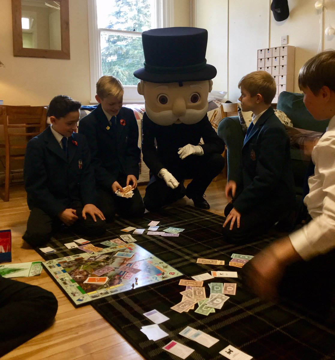 MerchiJuniors's tweet photo. What a treat! Mr Monopoly himself in Pringle House joining in a game of the new Edinburgh edition. Who bought Merchiston? #MonopolyLaunch #Monopoly #Edinburgh #fun #boardgames 😁👍🏻 https://t.co/OEHgCviCxG