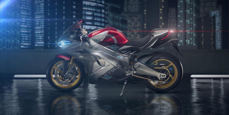 Nom de Zeus... @KYMCO Pure folie que le concept moto électrique #SuperNEX Une #moto #supersport 100% électrique au look magique et au bruit hallucinant ! -> lemobiliste.com/kymco-moto-ele…