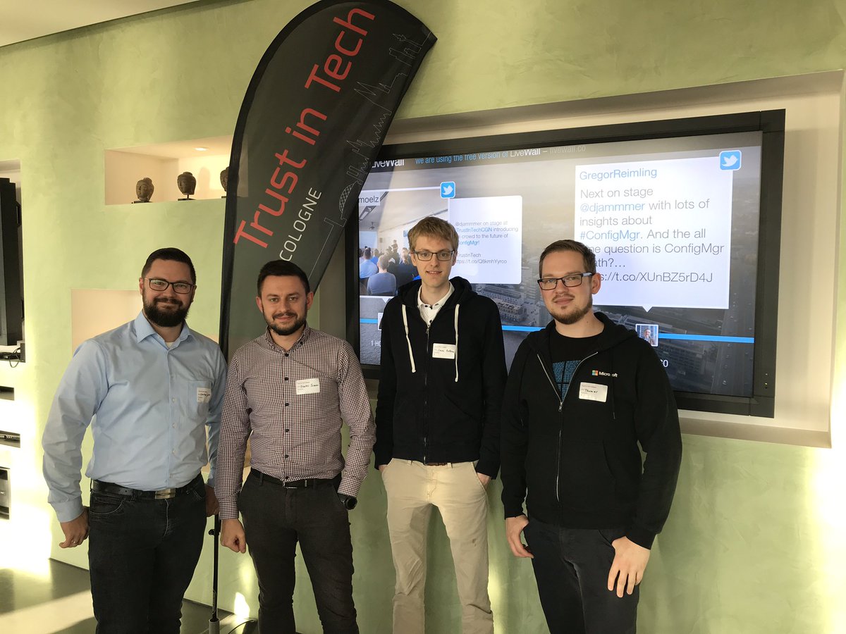 ChrisGoe87's tweet image. #Bechtle @ #TrustInTech #TrustInTechCGN Thanks for the great sessions so far.
