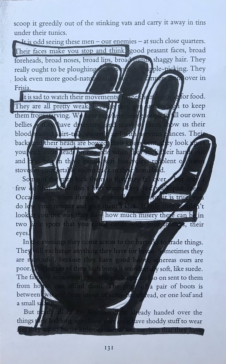 Stuart Pryke On Twitter Year 9 Completed Some Blackout Poetry For The First Time Today Using Extracts From Journey S End And All Quiet On The Western Front So Impressed With The Results