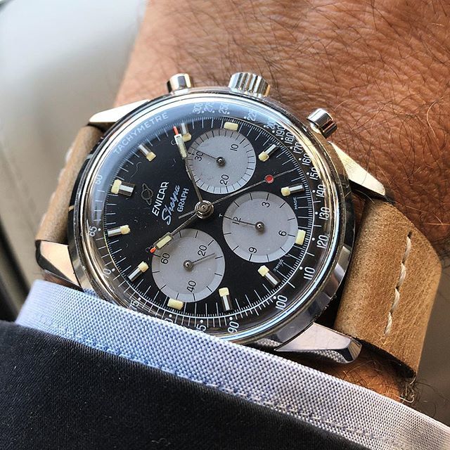 #vintagechronograph ❤️
.
when I posted this in an #Enicar #Sherpa facebook group and said I preferred the Mk3 over the Mk1 I was almost crucified y some, surprisingly 😎 - one of my stranger experiences on social media.
.
#SherpaGraph #watchesofinstag… ift.tt/2AUfLCu