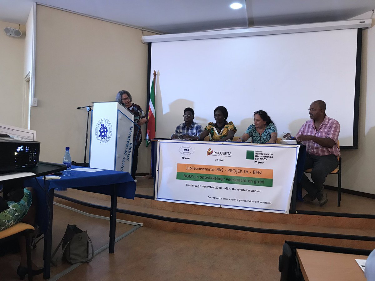 AnuskhaSonai's tweet photo. Today I represent the Creative Talents Foundation at the #NGO Seminar in #Suriname 🇸🇷. 

Discussions evolve around the role of NGO’s in communities who want to be helped but don’t want to be helped 🤔 #CommunityNetworks #DevelopingFromWithin https://t.co/5sKgt93SF0