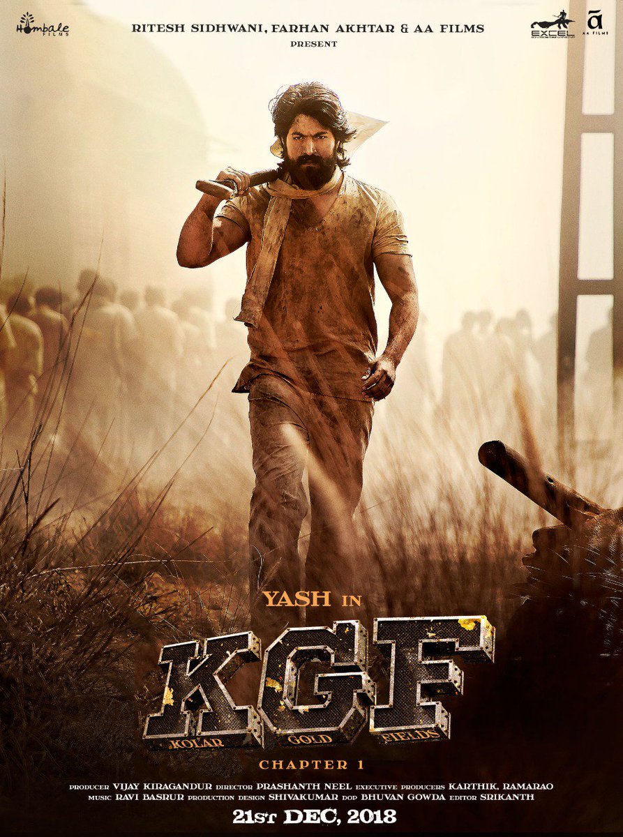 Download KGF Chapter 1 (2018) 720p Hindi Dubbed | In24By7