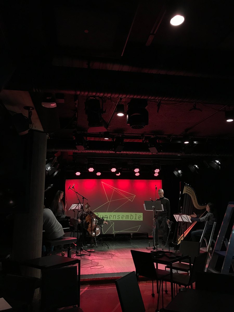 Soundcheck greetings! #defunensemble's @NordicMusicDays concert Hazardous tones tonight at 22:00 at G Livelab, tickets 23/15€. If you cannot make it to @glivelab , you can always follow the livestream at fmq.fi. #POMP #NordicMusicDays