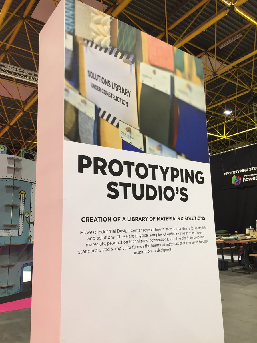 prototypingmne's tweet photo. Bij de Prototyping Studios toont Howest Industrial Design Center hoe het investeert in een bibliotheek voor materialen en oplossingen. Het gaat om fysieke stalen van gewone en buitengewone materialen, productietechnieken, verbindingen, enzovoort @HowestIDC #Prototyping18 https://t.co/YxtNX4o0EX