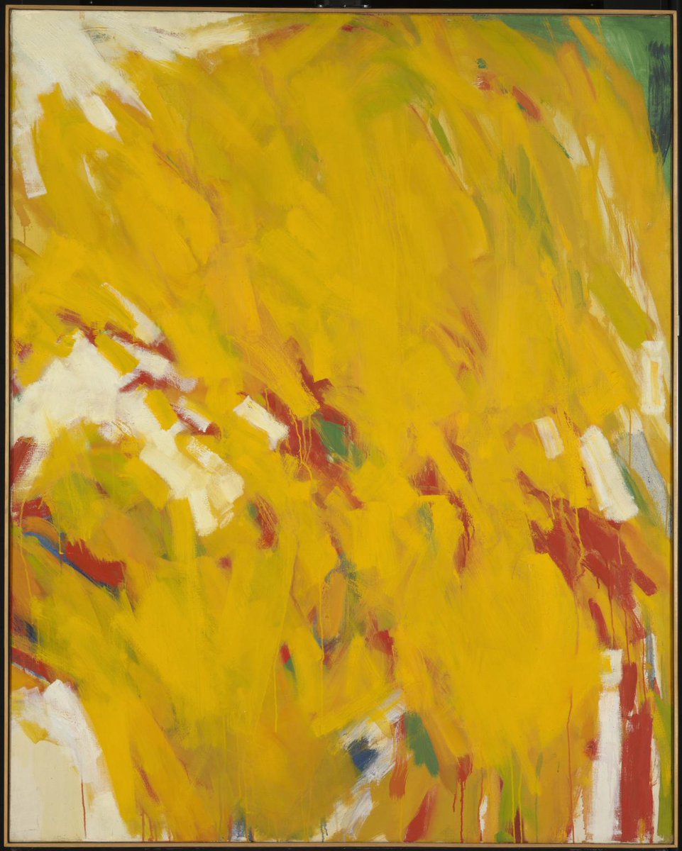 #TateWeather: Feeling autumnal looking at Richard Smith's 'Painting' at Tate Britain. Its large canvas, bright colours and dynamic handling of paint make this painting difficult to miss. bit.ly/2OwB7JJ