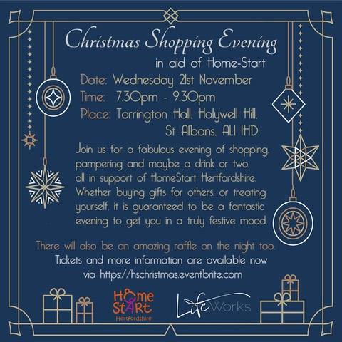 HomeStartHerts's tweet image. 'Rockin around, the the shopping malls, let the Christmas spirit ring...' 🎅🎁

Thank you @LifeWorksSpace for putting on this festive event in aid of #HomeStartHerts 

#christmasshopping #christmas #pampering #gifts #fundraising #donations