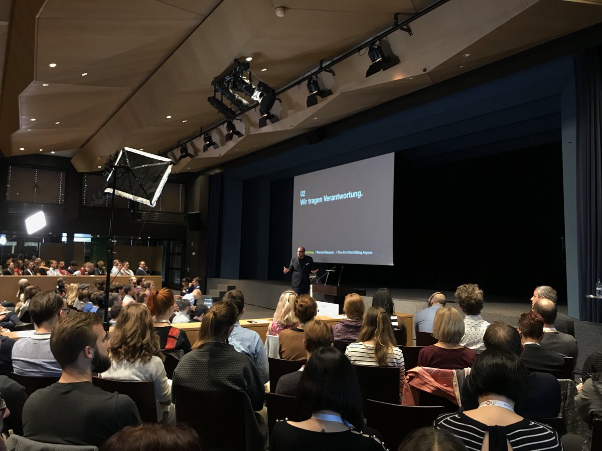 Take responsibility for your design! @ManoloMarquina #wudch2018 #wud2018