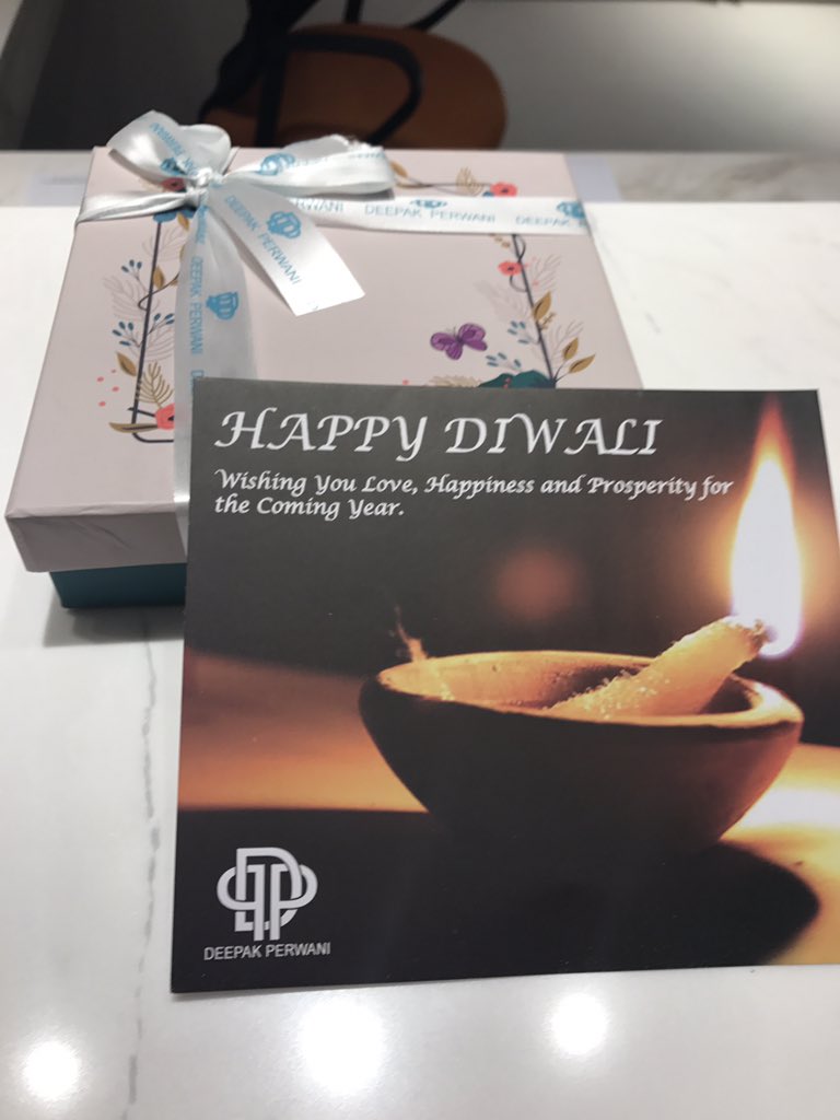 Thanks @DPerwani for the Diwali gift! Happy Diwali to you and all celebrating!