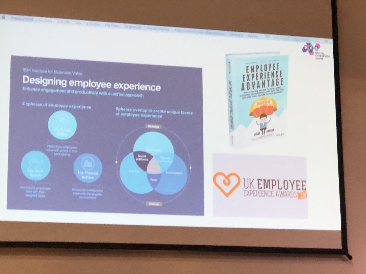 ejoana's tweet photo. Diseñar la experiencia del empleado . Una de las claves del sXXI @Lluis_Altes #wwiworkbcn2018 https://t.co/lEKSJycdBy