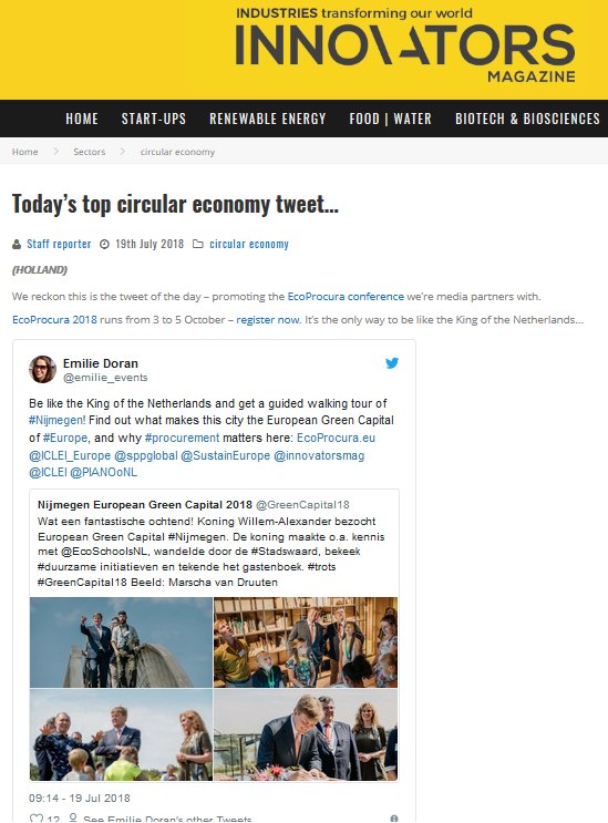 #TBT to when my tweet was named "Today’s top circular economy tweet…" by <a href="/innovatorsmag/">Innovators Magazine</a>: innovatorsmag.com/todays-top-cir…

#throwbackthursday
#almostfamous
#twitter
#EcoProcura