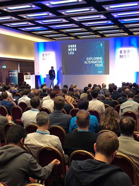ErlangSolutions's tweet image. Annndddd we're off! @CodeBEAMio #CodeMesh London is underway, with 41 talks happening across the next two days 🔥🔥🔥