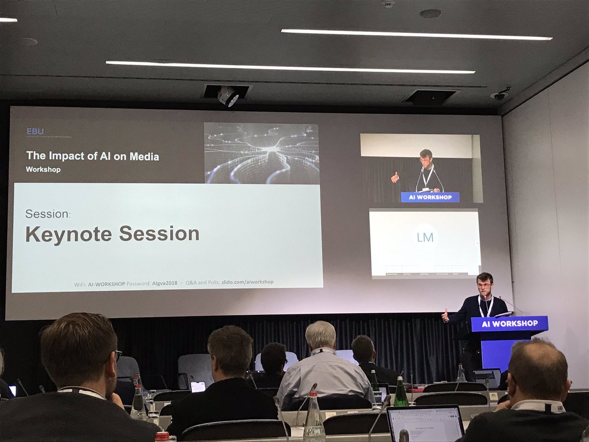 pkaszynski's tweet image. A lot of food for thought at the Impact of AI on Media workshop @EBU_Tech by Jonnie Penn