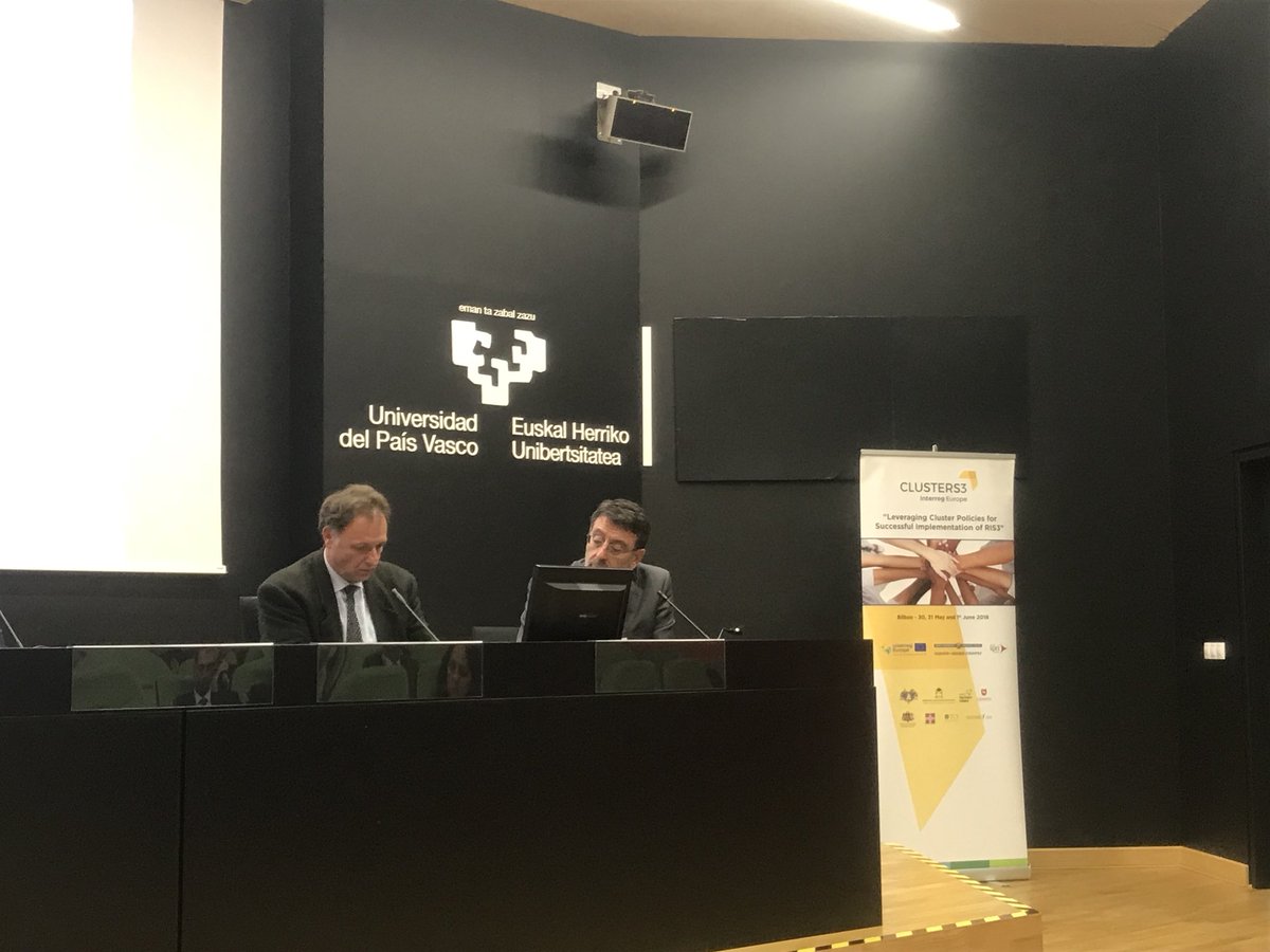 jamierwilson's tweet photo. Highly relevant theme for this year’s Basque Cluster Day @upvehu - how can #universities engage better with collaborative dynamics of #clusters to boost regional economic development @grupospri @orkestra #BCD2018 https://t.co/HU6Za1LKBd