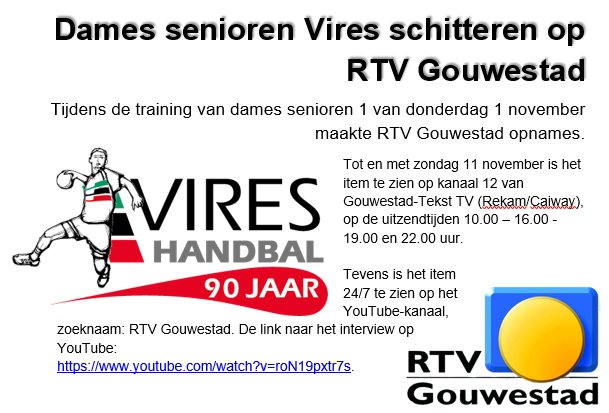 vireshandbal's tweet photo. https://t.co/KB9aNnRPVR #ViresHandbal #Gouda #anno1928 Dank je wel @gouwestadtv. https://t.co/Do9ihxIUkm