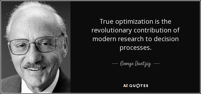 Instituto CIO (@icioumh) on Twitter photo #TalDíaComoHoy en 1914 nacía George Dantzig:
▪️ Profesor, físico y matemático.
▪️ Reconocido por desarrollar el método simplex.
▪️ Considerado el "padre de la programación lineal".
▪️ Recibió la Medalla Nacional de Ciencia en 1975 y el premio de Teoría John von Neumann en 1974. #TalDíaComoHoy en 1914 nacía George Dantzig:
▪️ Profesor, físico y matemático.
▪️ Reconocido por desarrollar el método simplex.
▪️ Considerado el "padre de la programación lineal".
▪️ Recibió la Medalla Nacional de Ciencia en 1975 y el premio de Teoría John von Neumann en 1974.