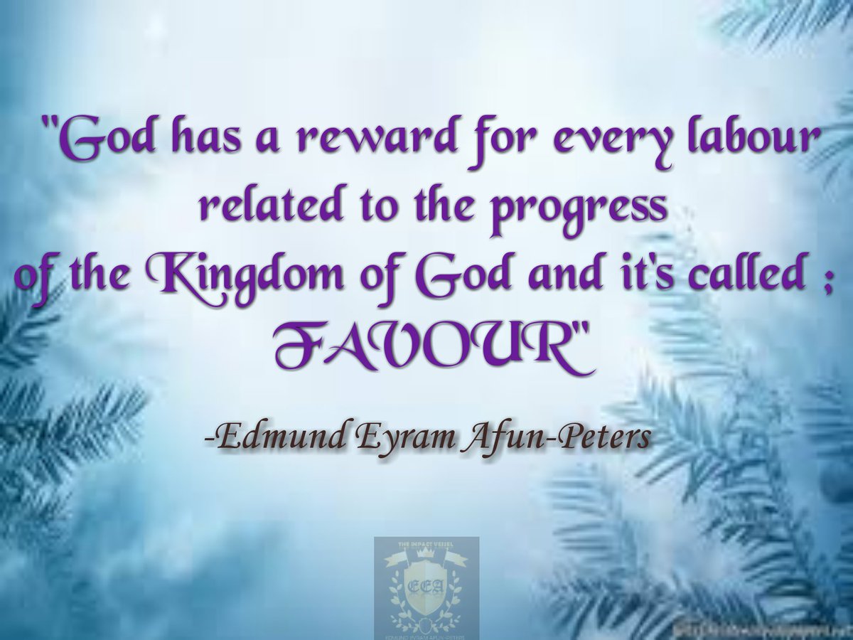 TheEEA_Impact's tweet photo. May God FAVOUR YOUR STEPS TODAY IN JESUS MIGHTY NAME...
Receive a Dynamic Favour...
#OilOfFavour4GreaterExploits
#2018Theme https://t.co/s7uMNGsFm3