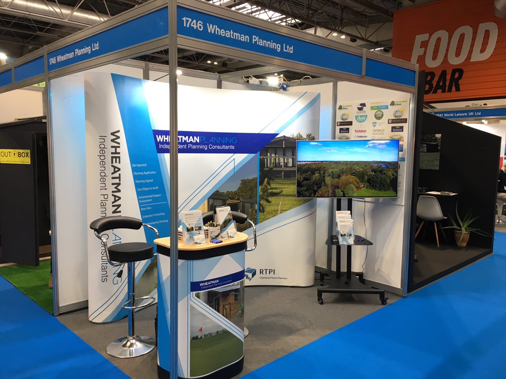 WheatmanPlg's tweet photo. Last day @HP_Innovation show. Find us on stand 1746 to talk all things about getting planning permission #holidaybiz https://t.co/U7L8fmh94g