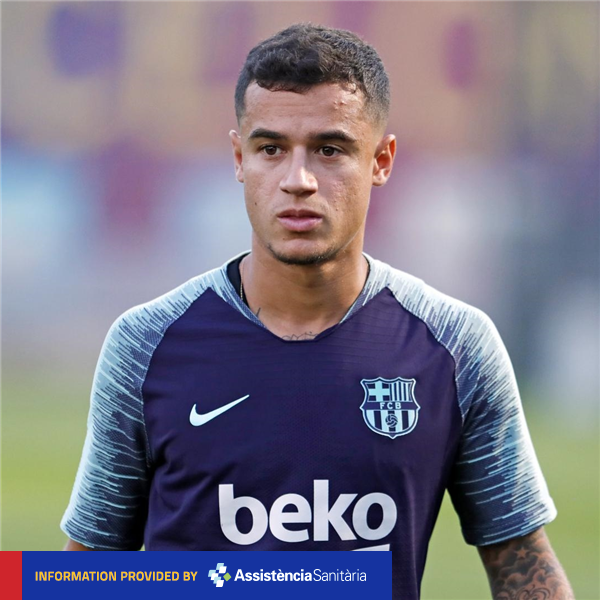 FCBarcelona's tweet photo. ❗MEDICAL COMMUNIQUÉ
@Phil_Coutinho to be out for two to three weeks.
ℹ️ https://t.co/ZcpDoil6yO 
🔵🔴 #ForçaBarça https://t.co/txnnSigdzD