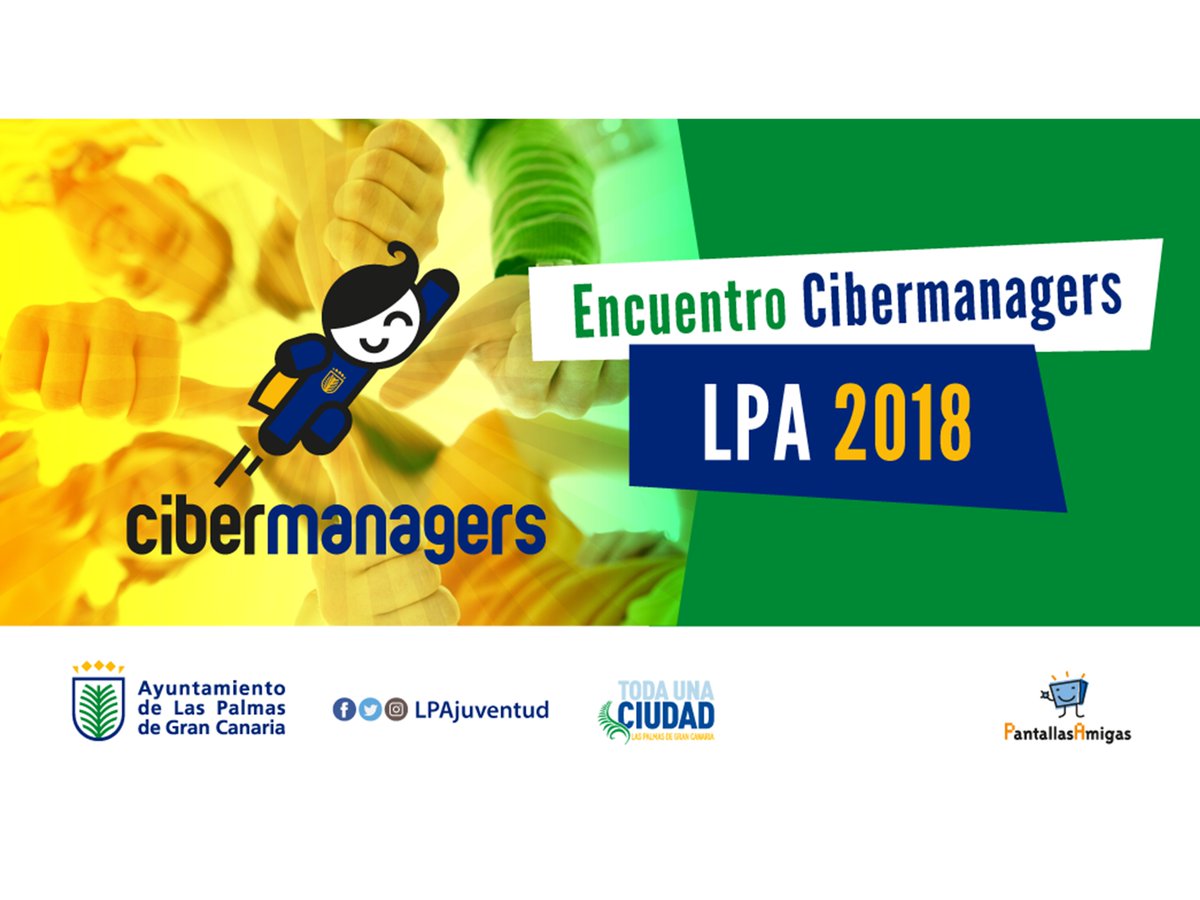 Hoy <a href="/JorgeFloresPPAA/">Jorge Flores</a> de #PantallasAmigas está en las jornadas #Cibermanagers junto a <a href="/LPAJuventud/">LPA juventud</a> y <a href="/PoliciaLPA/">Policía Local LPA</a> 📣🚀