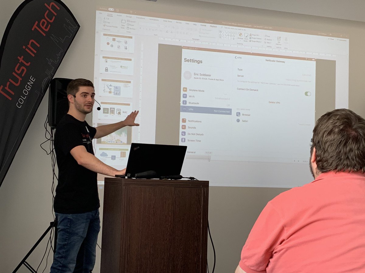 CHandschuher's tweet image. @EricSoldierer #TrustInTechCGN