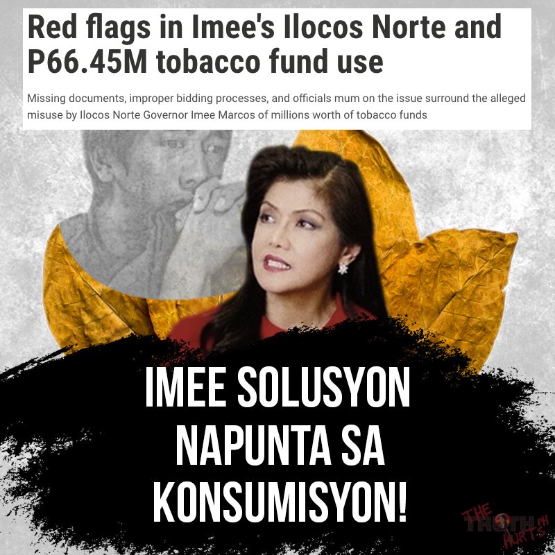 The Truth Hurts PH on Twitter "Kunwari may solusyon pero konsumisyon