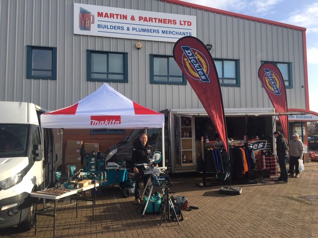 MakitaUK's tweet photo. Come down and see Mike and Darrell from Makita at @MartinPartners There are some great offers and a chance to try out the tools too!
#Makita #MakitaUK https://t.co/Id4wjdACM3