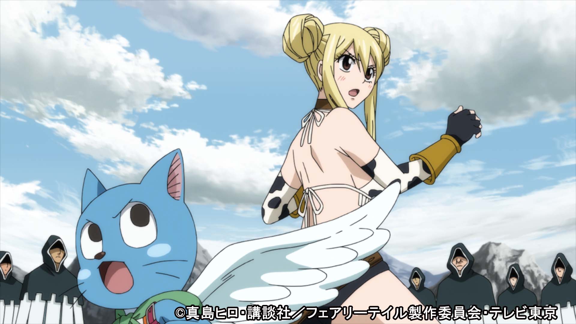 Tvアニメ Fairy Tail 公式 先行場面写真公開 11 11 日 あさ7 00 テレビ東京系6局ネットにて放送予定の 2の場面写真を公開 T Co Fygvpqlrva フェアリーテイル Ft Fairytail ルーシィ ハッピー メアリー アヴァタール T