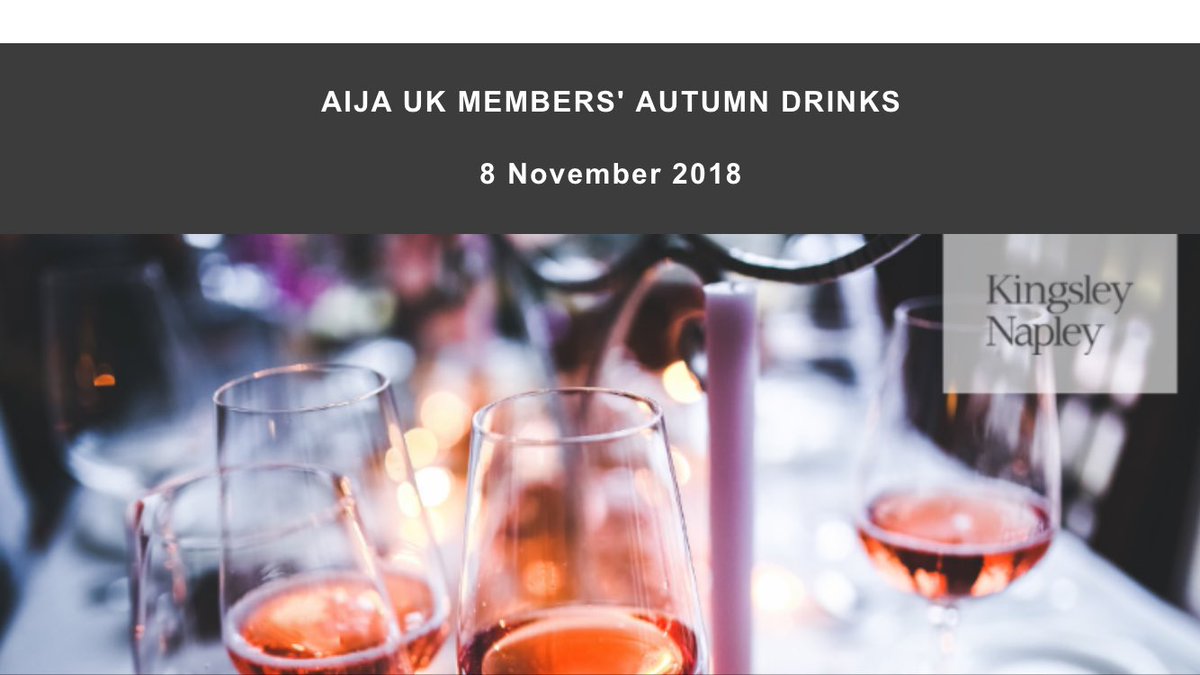 andreasmwhite's tweet image. Looking forward to hosting autumn drinks tonight for @AIJAASSOCIATION members, catching up with old friends and meeting new members #aijaevents