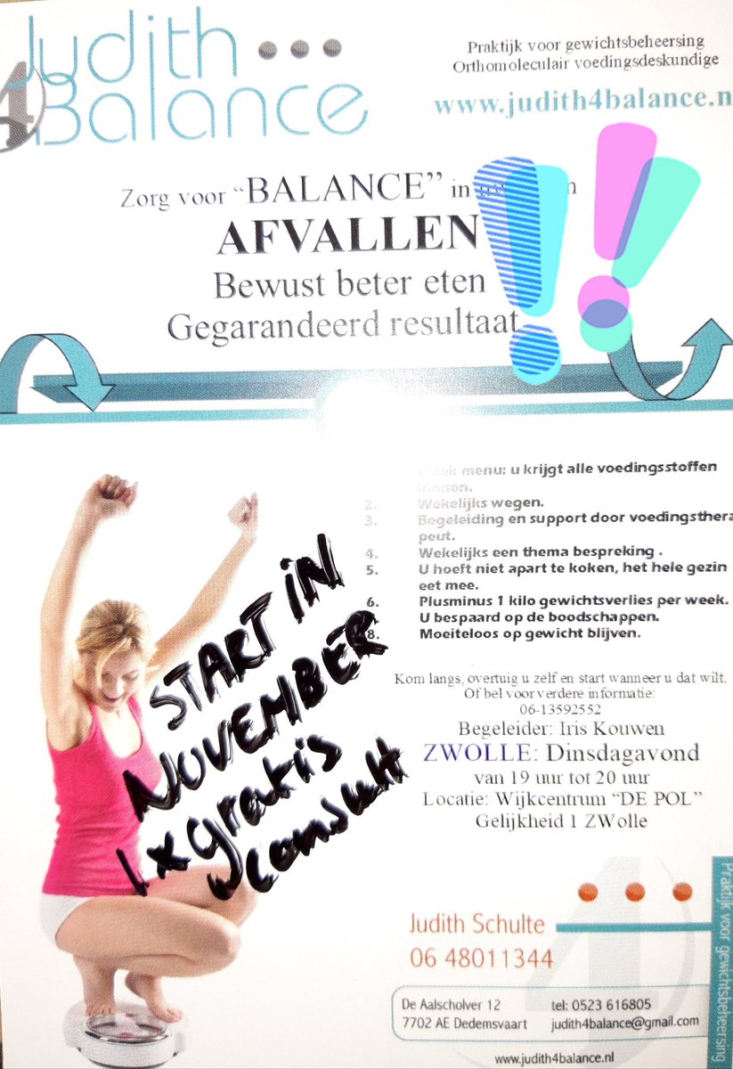 IKouwen's tweet photo. GEZOND EN SLANK DE FEESTDAGEN DOOR!!
AKTIE: start in november en krijg 1 avond gratis!! #afvallen #zwolle #groepsbijeenkomst #wijkcentrumdepol https://t.co/jN0enPLDwU