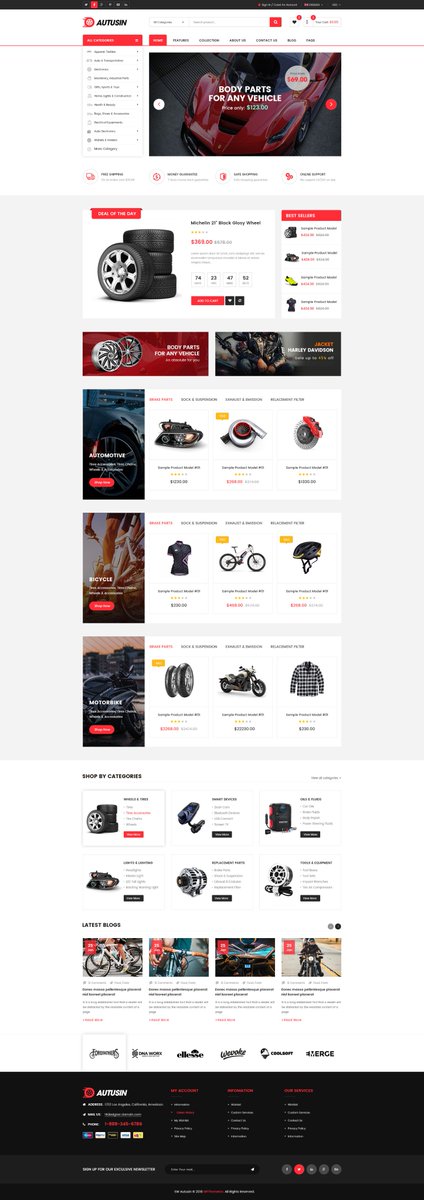 smartaddons's tweet image. 🚖 AUTUSIN ON TREND NOW!
This is a professional WooCommerce theme to the website selling auto parts, equipments, accessories, cars, motorcycles, bikes, spare parts or services.

💟 More info: bit.ly/sw-autusin 
#autusin #woocommercetheme #mobilelayout #multivendor