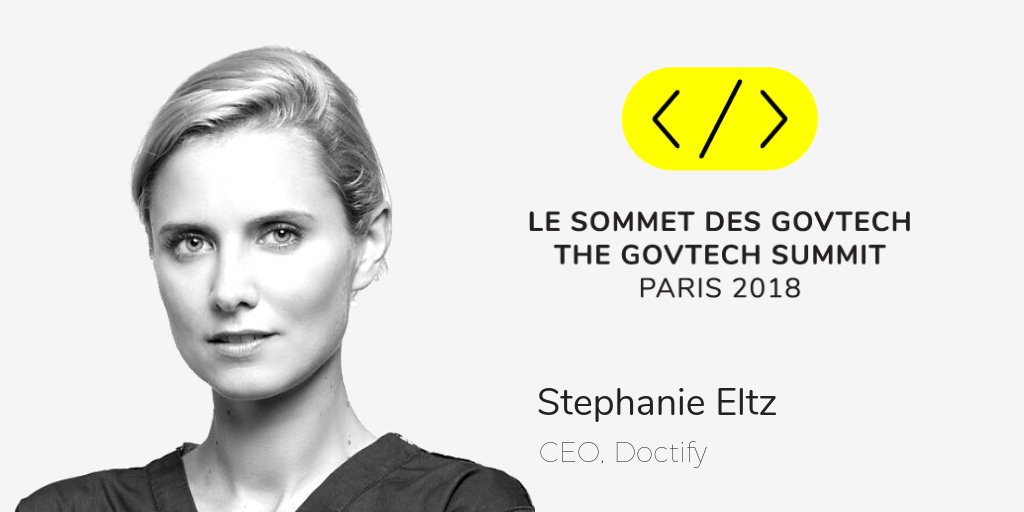 Join @StephanieEltz, CEO of Doctify, at the #GovTechSummit in Paris next Monday to hear more about all things #HealthTech. Find out more here: govtechsummit.eu