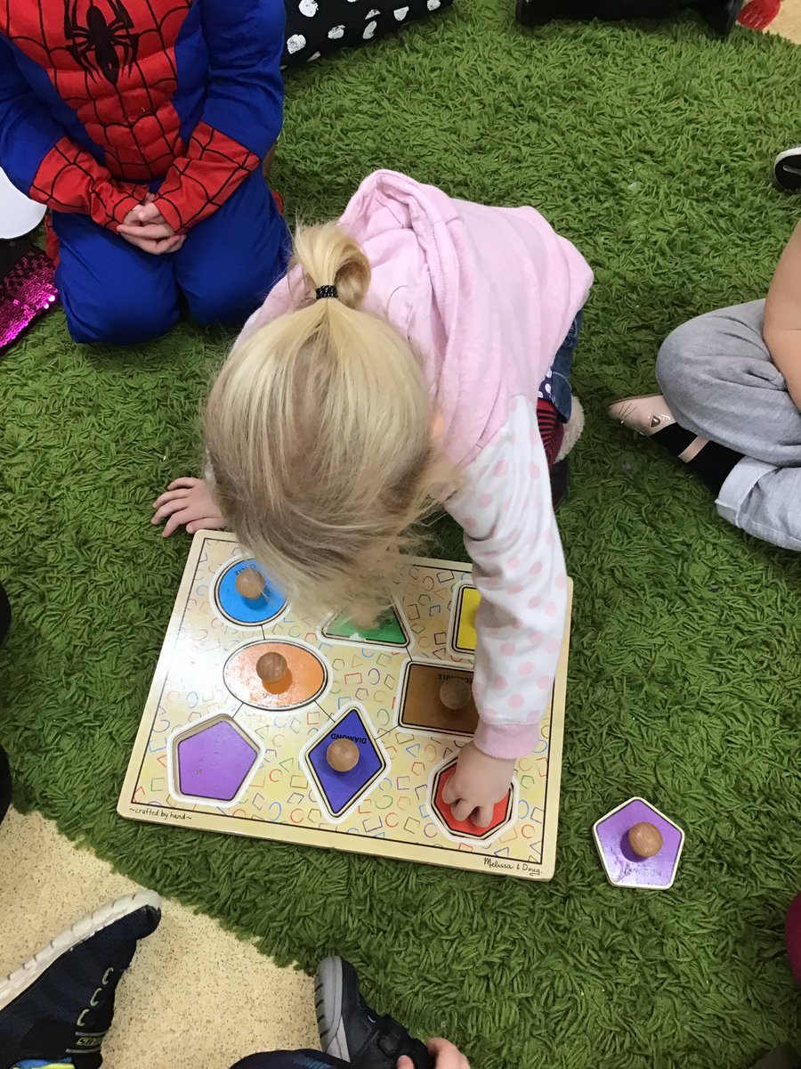 snapbroadwood's tweet photo. Preschool have taken a lot of interest in their new shape board, matching shapes and colours. #maths #shapesorting #recognisingshapes https://t.co/Ahz26DfXLR