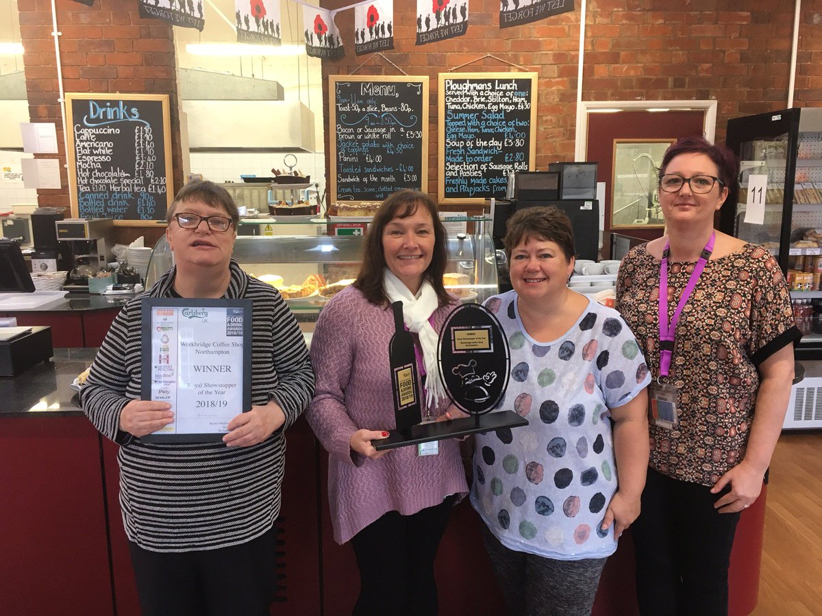 WorkbridgeUK's tweet photo. We are so pleased to show off our award for Royal Showstopper collected last night at the #NFADA18 - @foodawardsHQ thank you to everyone who has supported 'You give me butterflies' it was a delicious cake. Pop in to see us soon for more delicious treats! https://t.co/xwORGbeLnt