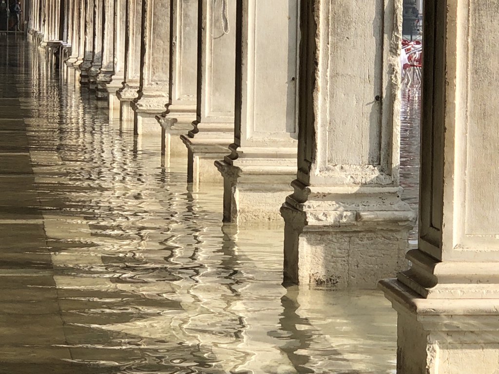 Flooding in Venice today.
iPhone shot.